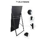 A-frame stand structure diagram with component callouts