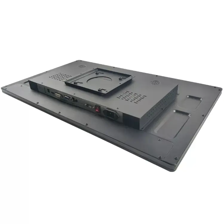 VESA mount rear panel with ports