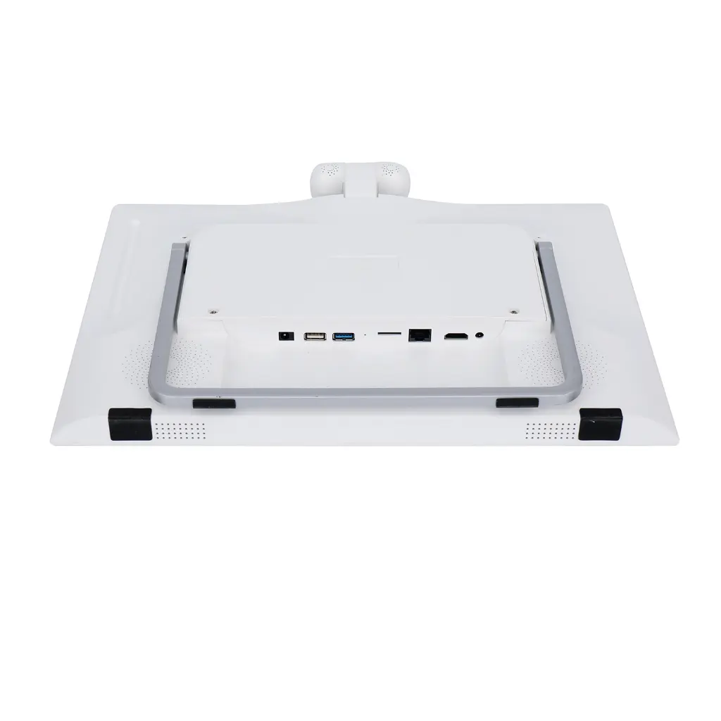 Rear port row with USB, RJ45, HDMI and TF card slot