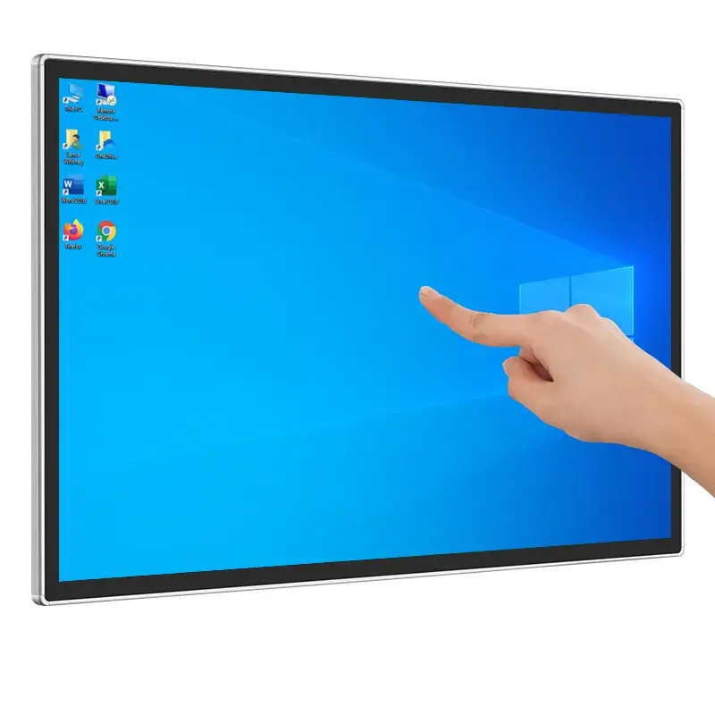 Windows touch panel PC front view