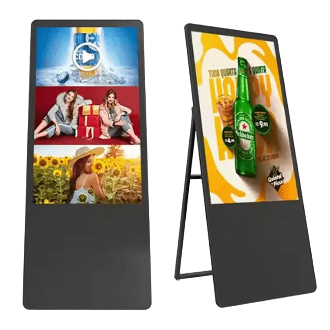 Portable A-Frame Android Digital Signage Kiosk