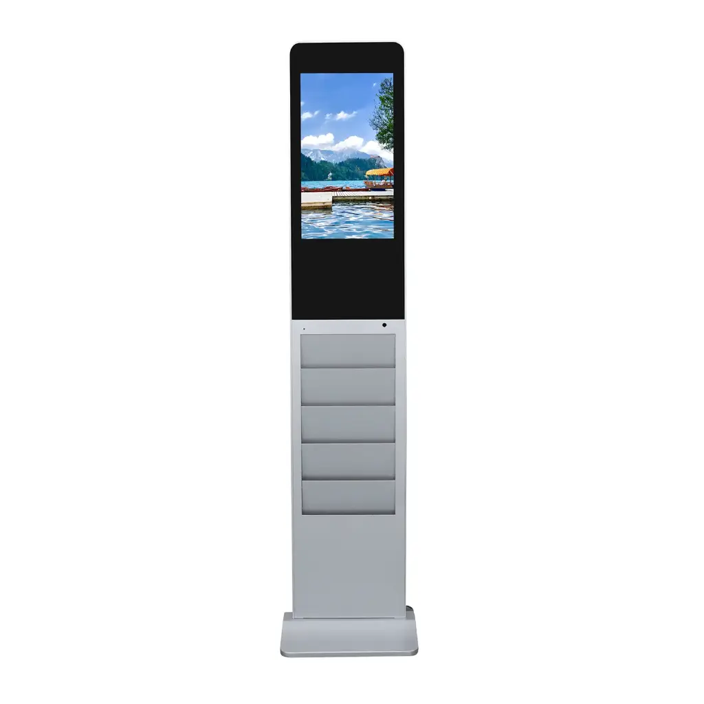 newspaper-shelf-digital-signage-kiosk