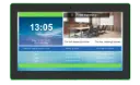 Meeting Room Touch Panel with LED Status Strips — Wall-Mounted Android AIO